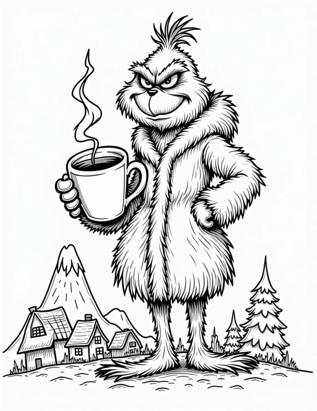 Grinch coloring pages