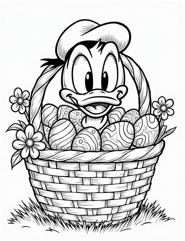 Disney easter coloring pages