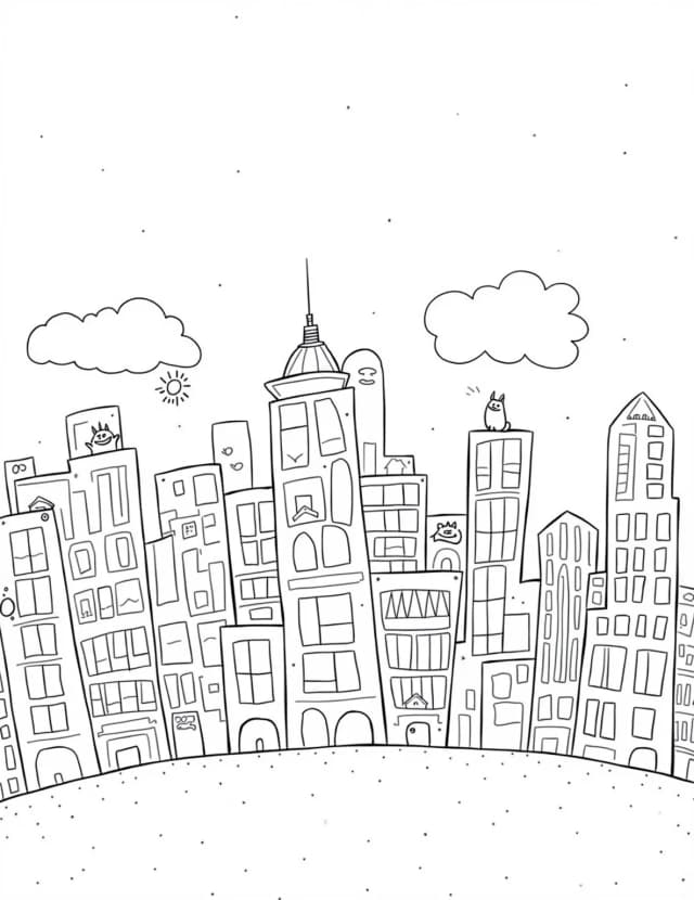 Shapes Coloring Pages