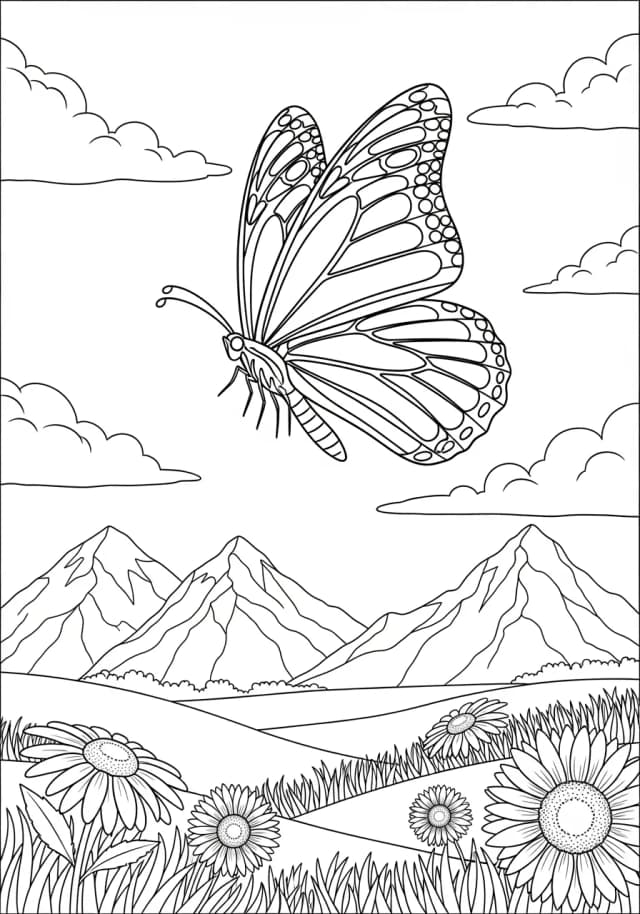Butterfly Coloring Pages