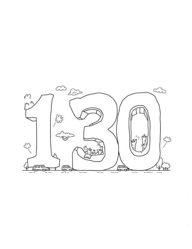 Numbers Coloring Pages