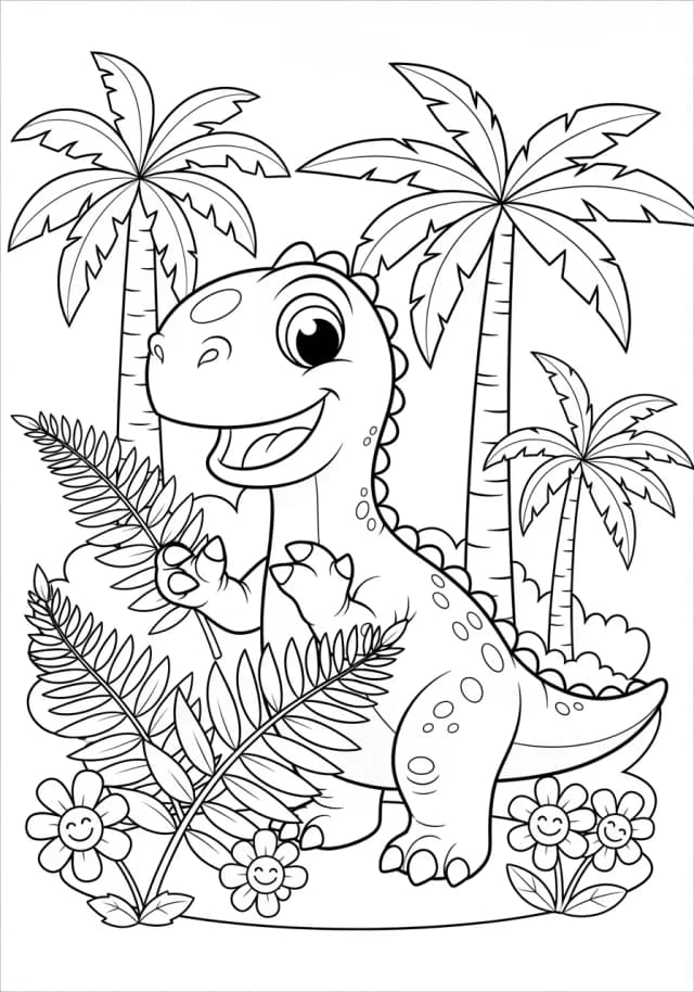 Dinosaur Coloring Pages