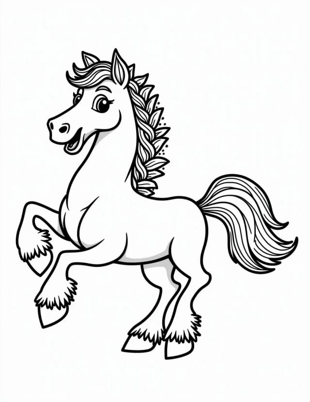 Horse coloring pages