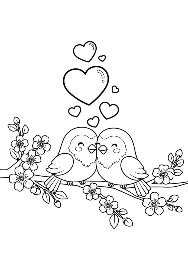 Valentine Coloring Pages